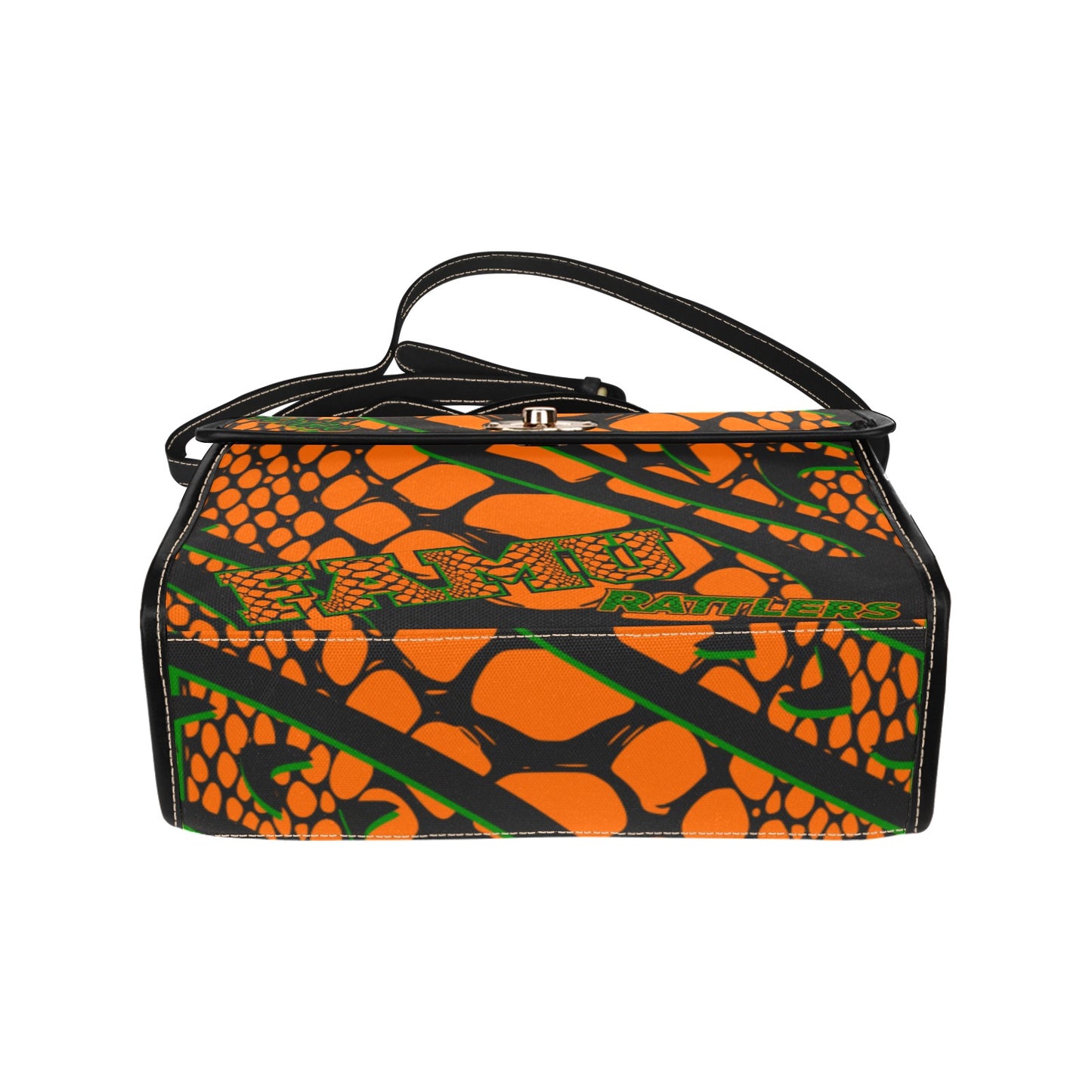 SnakeskinOandGblack Bag-Black (Model black)