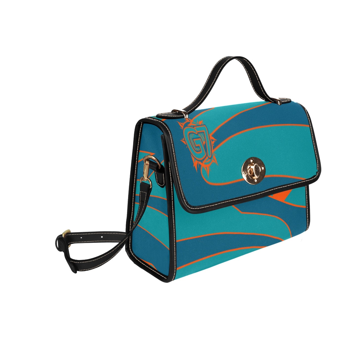 G7 Dolphins Edition Waterproof Canvas Bag-Black