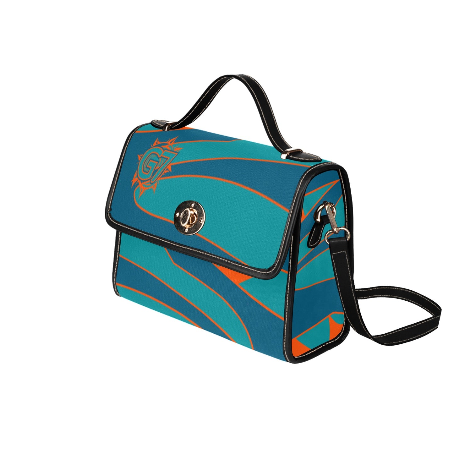 G7 Dolphins Edition Waterproof Canvas Bag-Black
