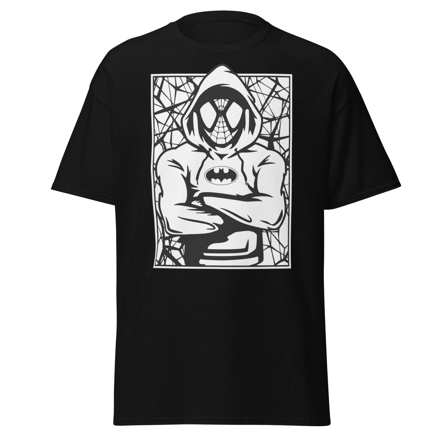 Spider Man with Batman Hoodie Unisex classic tee