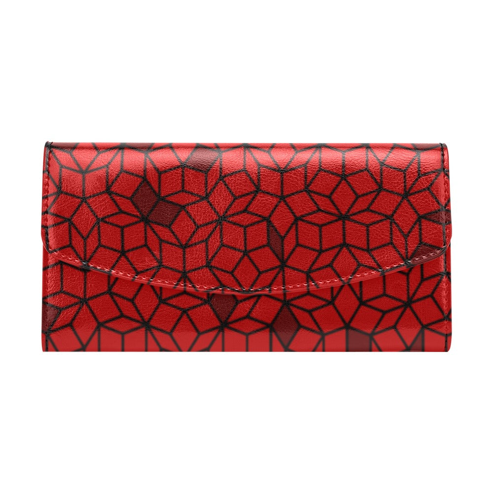 G7 signature collection hand purse red Women's Flap Wallet