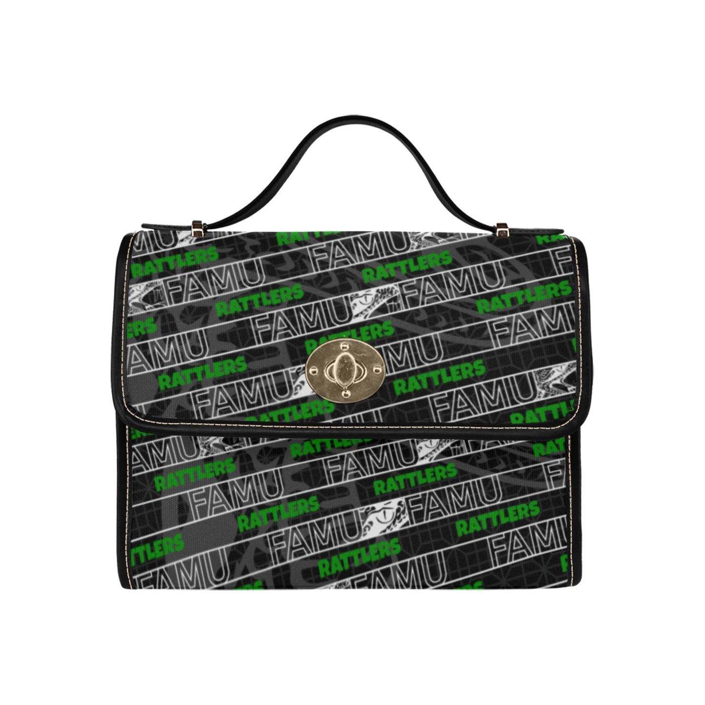 new famu pat bag Waterproof Canvas Bag-Black