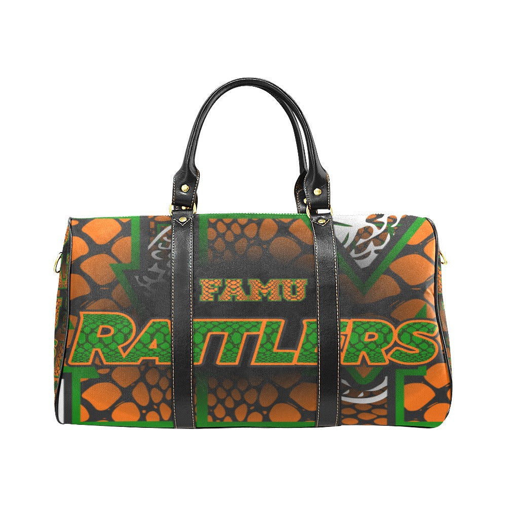 FAMU Rattler Waterproof Travel Bag (18.62 inch x 9.85 inch/"16.14 inch with Handles" x 8.56 inch)