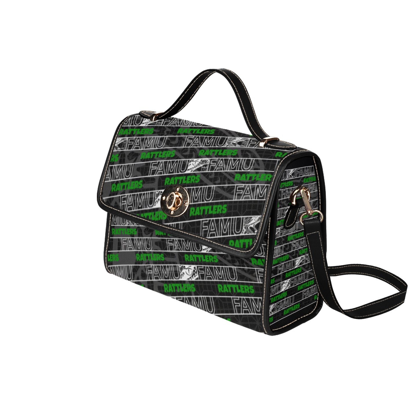 new famu pat bag Waterproof Canvas Bag-Black