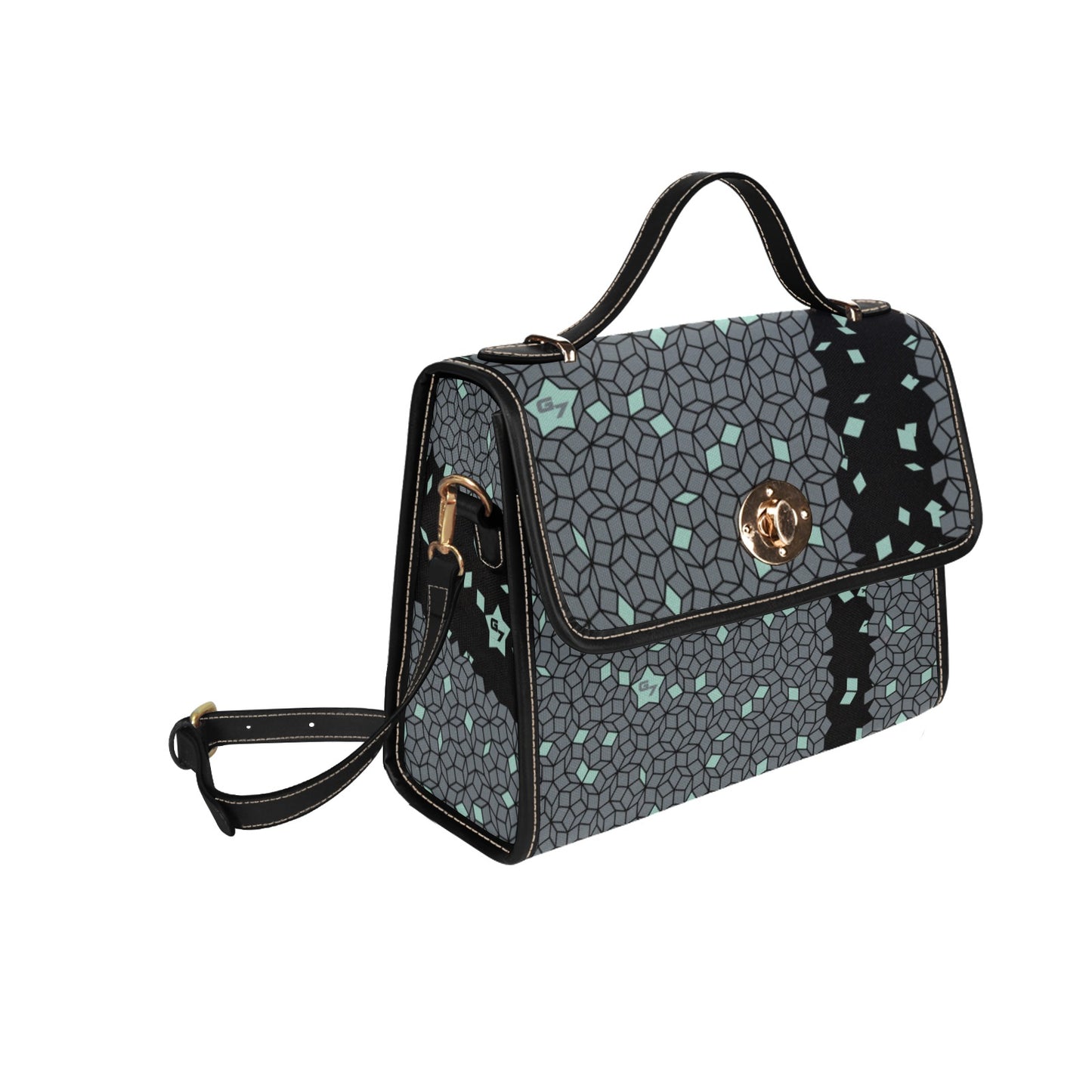 G7… Waterproof Canvas Bag-Black (0pen)