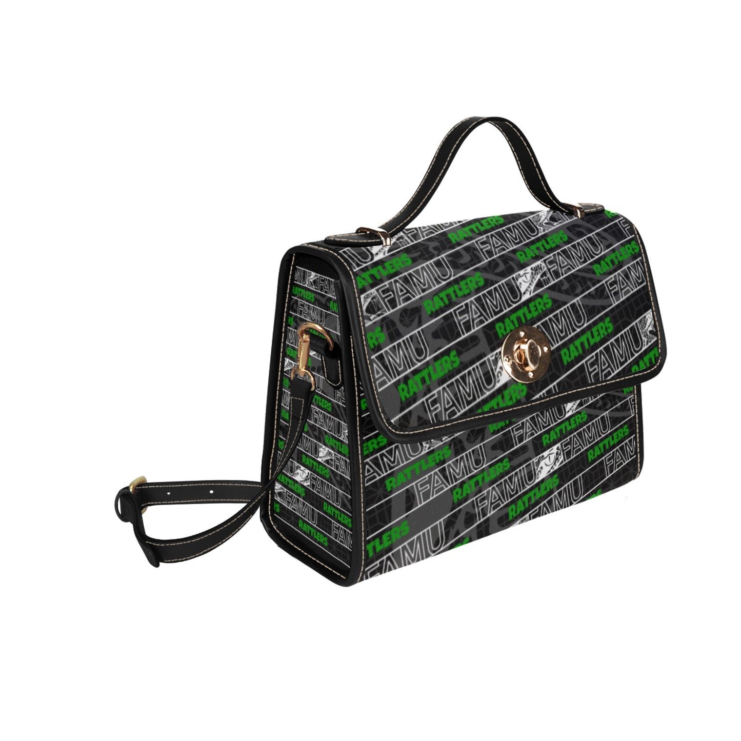new famu pat bag Waterproof Canvas Bag-Black