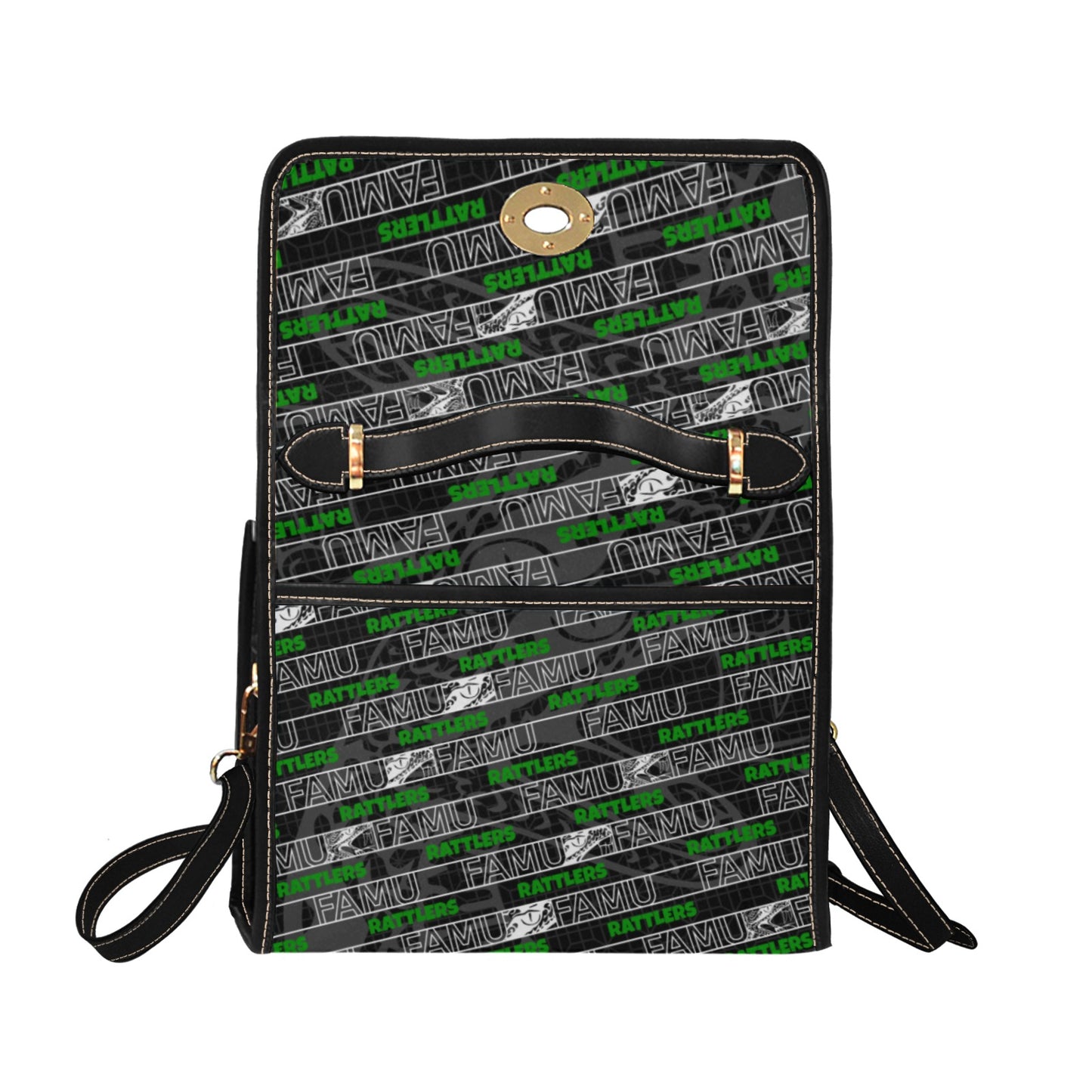new famu pat bag Waterproof Canvas Bag-Black