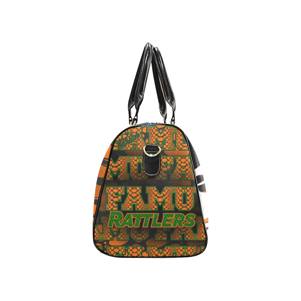 FAMU Rattler Waterproof Travel Bag (18.62 inch x 9.85 inch/"16.14 inch with Handles" x 8.56 inch)