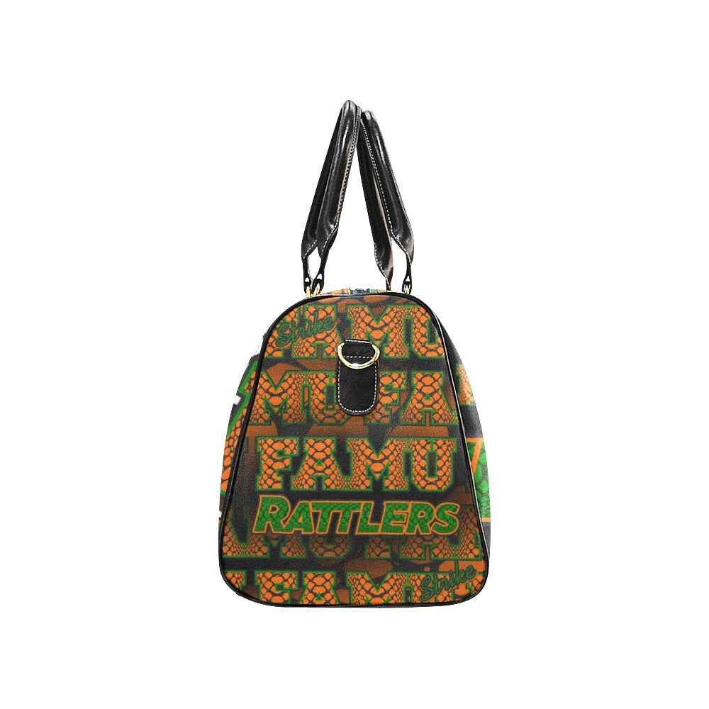 FAMU Rattler Waterproof Travel Bag (18.62 inch x 9.85 inch/"16.14 inch with Handles" x 8.56 inch)