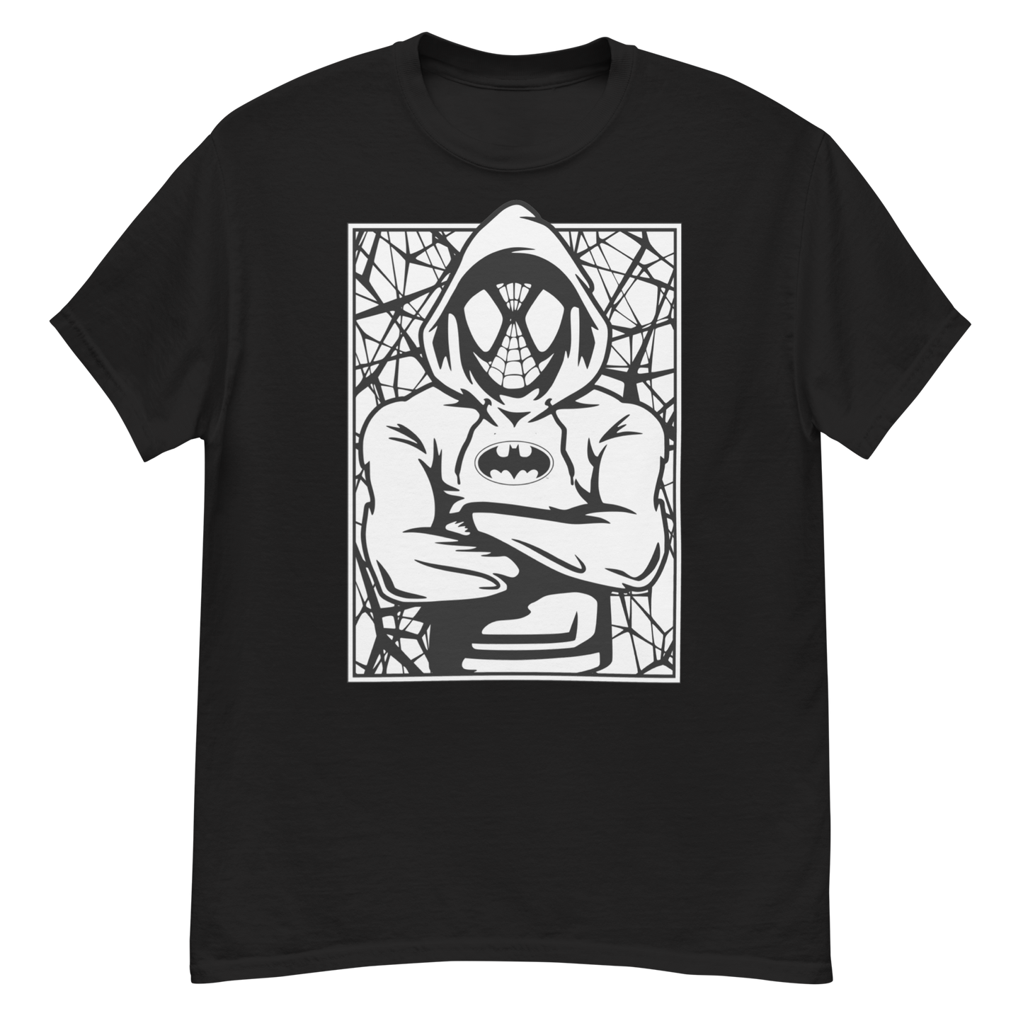 Spider Man with Batman Hoodie Unisex classic tee